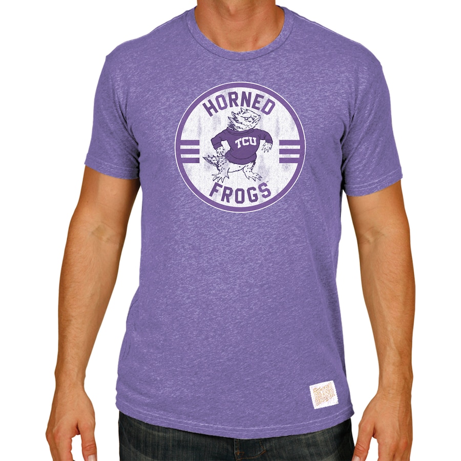 Tcu Horned Frogs Original Retro Brand Big & Tall Mock Twist T-Shirt, University Football Fan Shirt, Tcu Student Gifts - Image 3