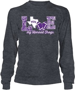 Tcu Horned Frogs T-Shirt Love My Team Football Original, University Football Fan Shirt, Tcu Student Gifts