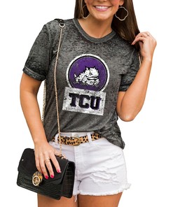 Tcu Horned Frogs Women'S Better Than Basic Boyfriend T-Shirt, University Football Fan Shirt, Tcu Student Gifts