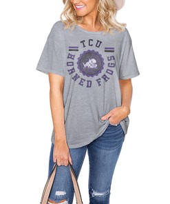 Tcu Horned Frogs Women'S Fan Zone Easy T-Shirt Tcu Shirt Sweatshirt Hoodie, Vinatge Ncaa Fans, Tcu Student Gifts