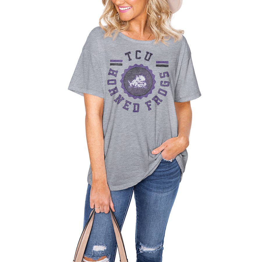 Tcu Horned Frogs Women'S Fan Zone Easy T-Shirt Tcu Shirt Sweatshirt Hoodie, Vinatge Ncaa Fans, Tcu Student Gifts