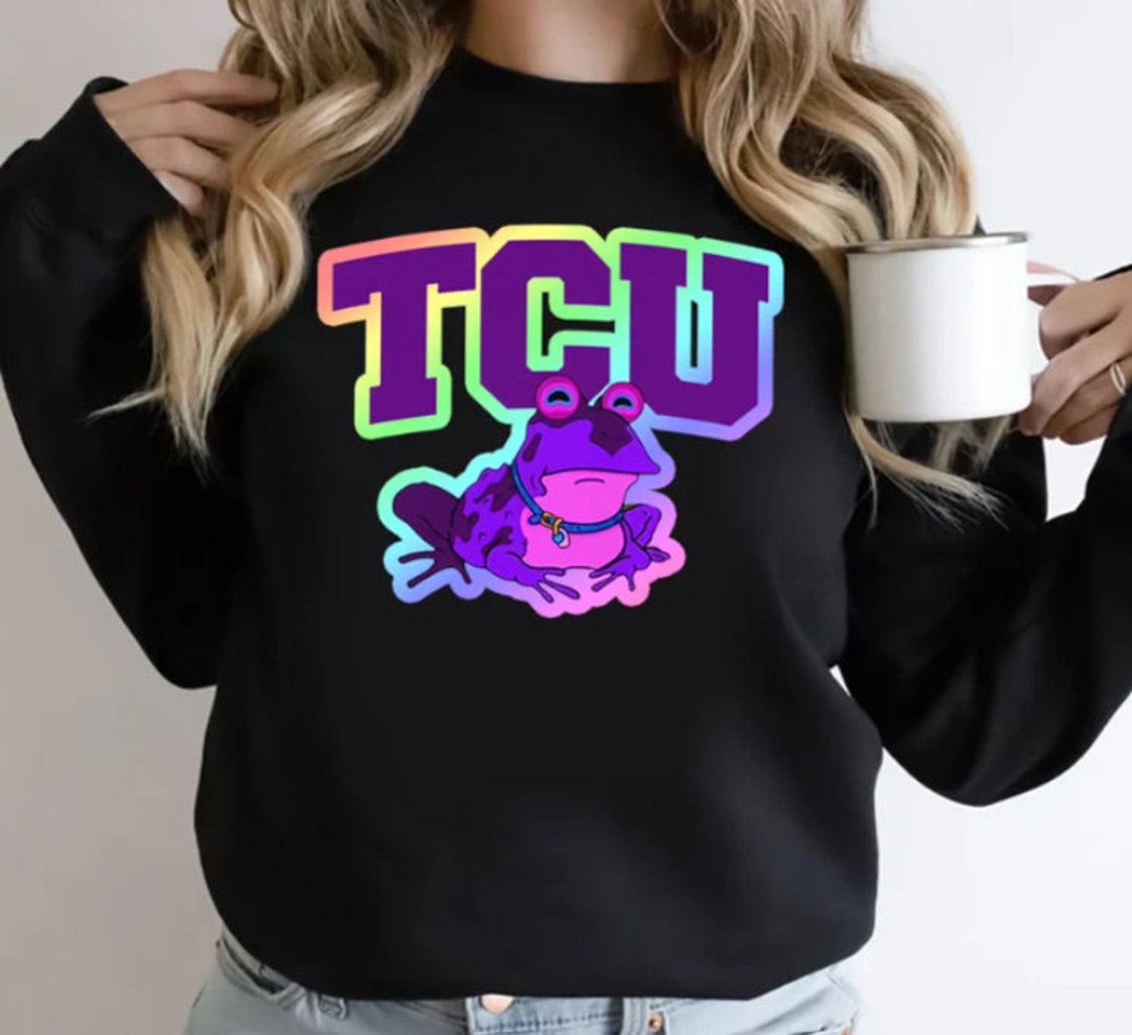 Tcu Hypnotoad Hoodie, Frogs Hypnotoad Hoodie, Sonny Dykes Frogs Hypnotoad Hoodie Funny Frog Sweatshirt