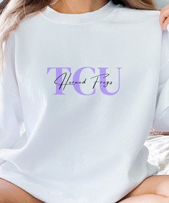 Tcu Unisex Heavy Blend Crewneck Sweatshirt Hoodie Shirt Gifts For Fans, Tcu Student Gifts