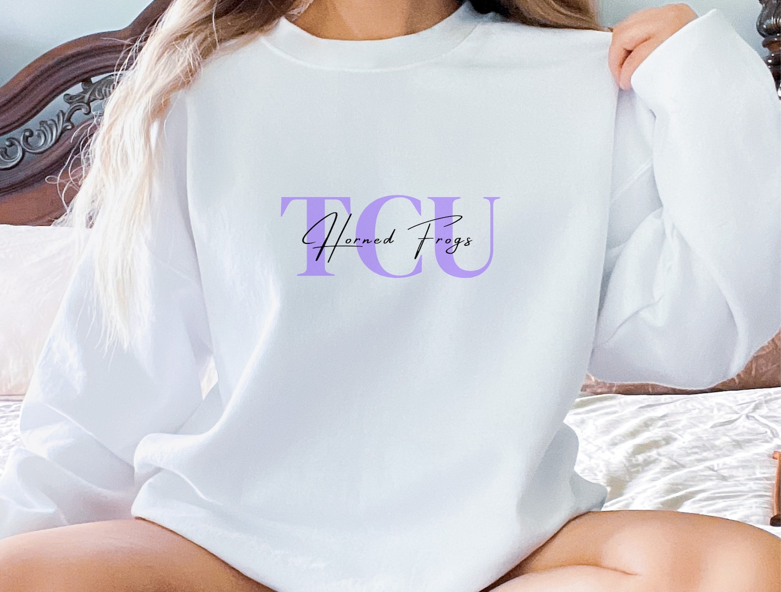 Tcu Unisex Heavy Blend Crewneck Sweatshirt Hoodie Shirt Gifts For Fans, Tcu Student Gifts