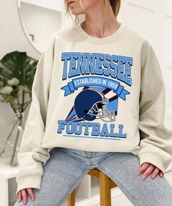 Tennessee Football Team Sweatshirt, Retro Tennessee Football Shirt for NFL Fans