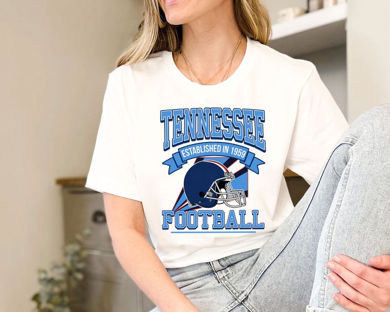 Tennessee Football Team Sweatshirt, Retro Tennessee Football Shirt for NFL Fans - Image 3