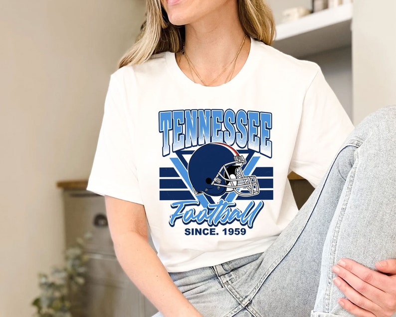 Tennessee Football Team Sweatshirt, Vintage Tennessee Football Shirt for NFL Fans - Image 3