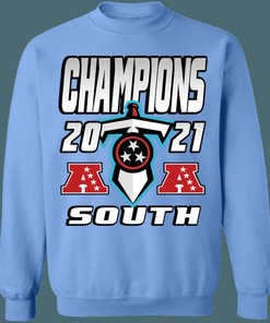 Tennessee Titans 2021 AFC South Division Champions Retro NFL American Football Lover Sweatshirt Hoodie