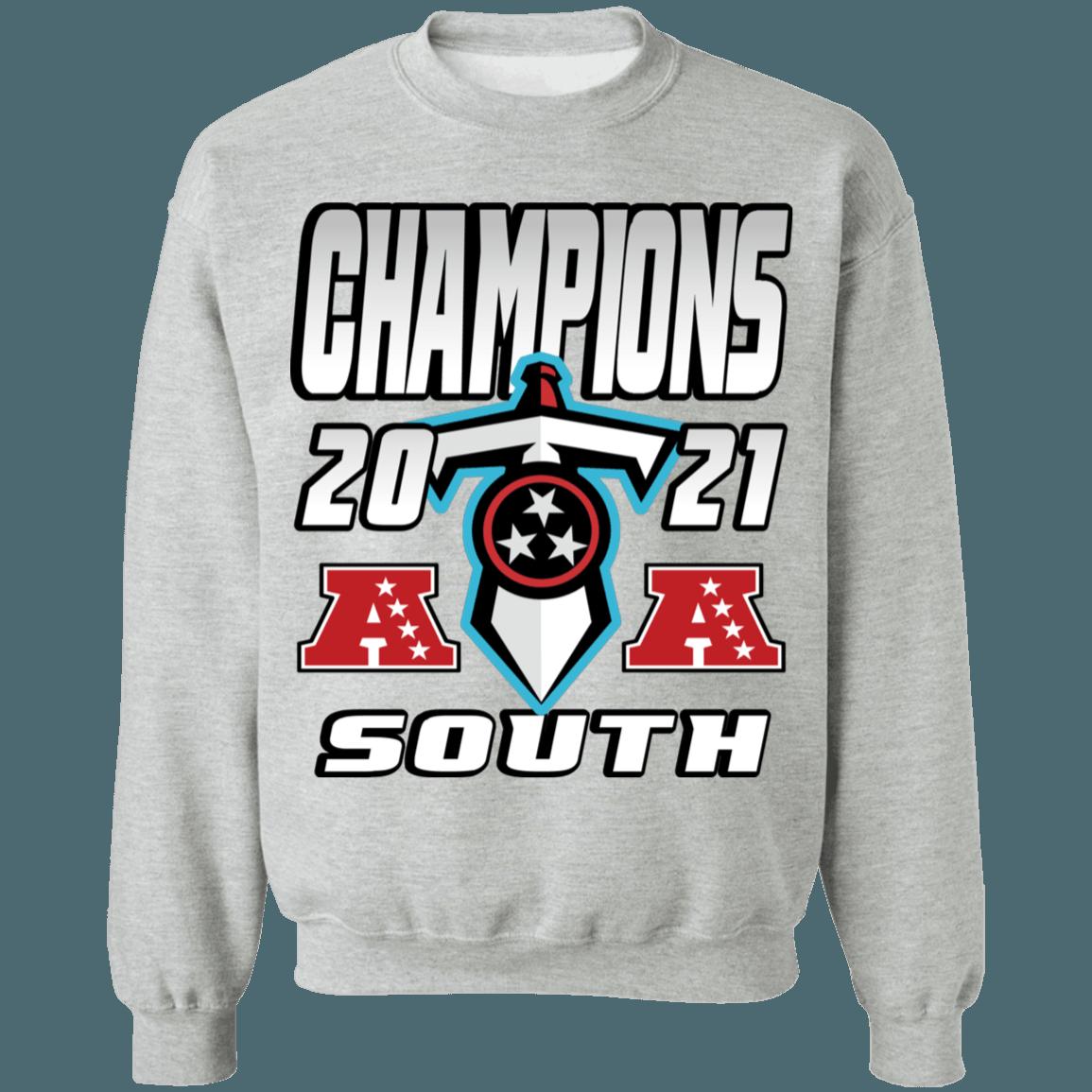 Tennessee Titans 2021 AFC South Division Champions Retro NFL American Football Lover Sweatshirt Hoodie - Image 4