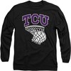 Texas Christian University Official Basketball Hoop Unisex Adult Long-Sleeve T Shirt, Tcu Student Gifts