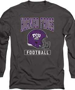 Texas Christian University Official Basketball Hoop Unisex Adult Long-Sleeve T Shirt, University Shirt, Tcu Student Gift