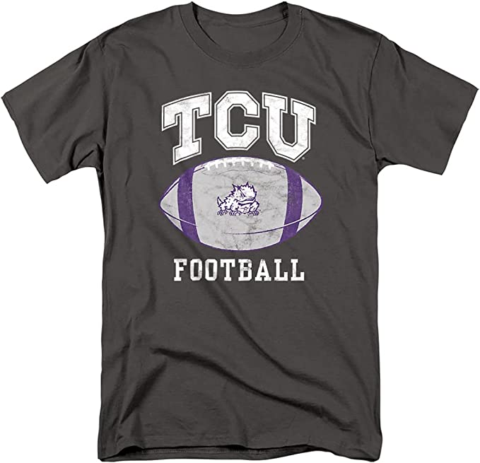 Texas Christian University Official Football Ball Unisex Adult T Shirt, University Football Fan Shirt, Tcu Student Gifts - Image 3