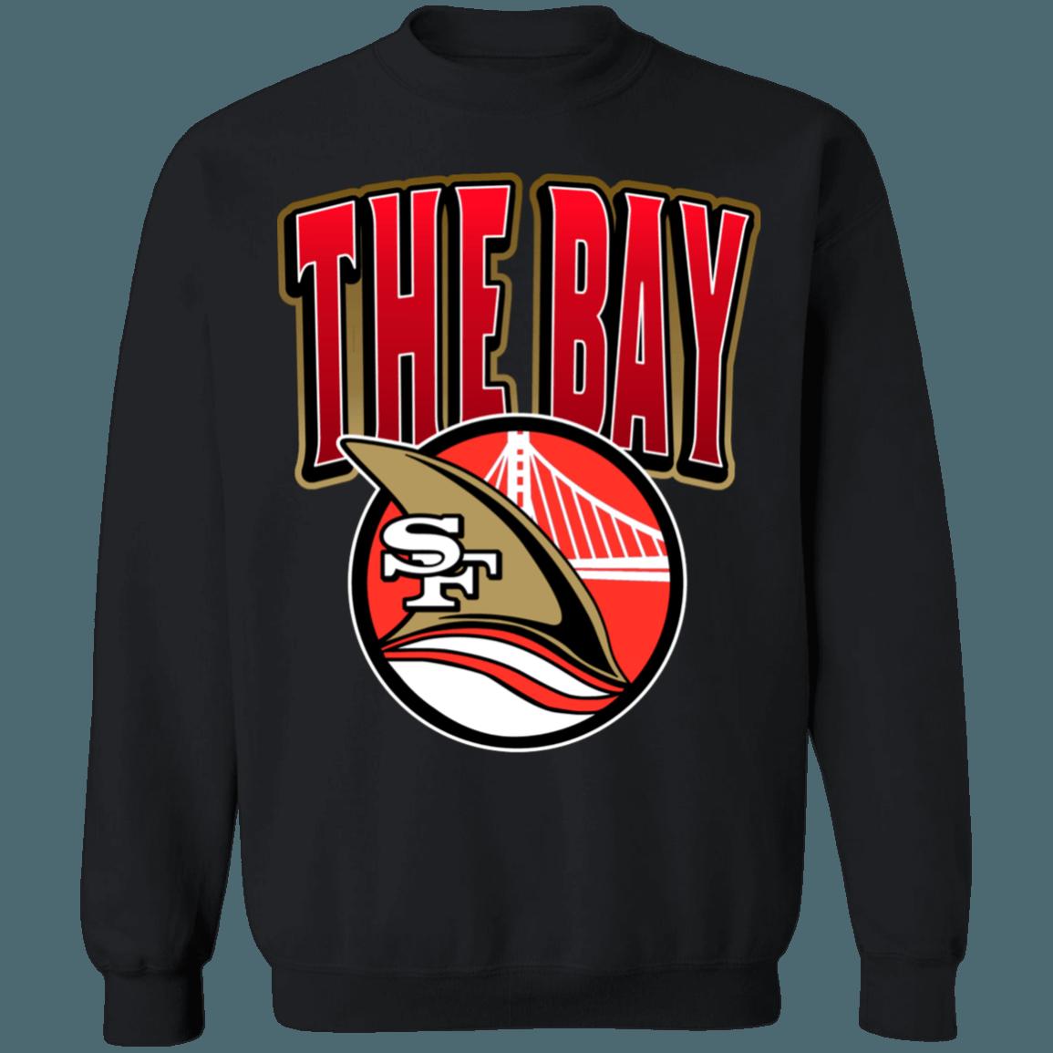 The Bay 49ers Warriors NFL/NHL/NBA Mash-Up Unisex Sweatshirt Hoodie Shirt