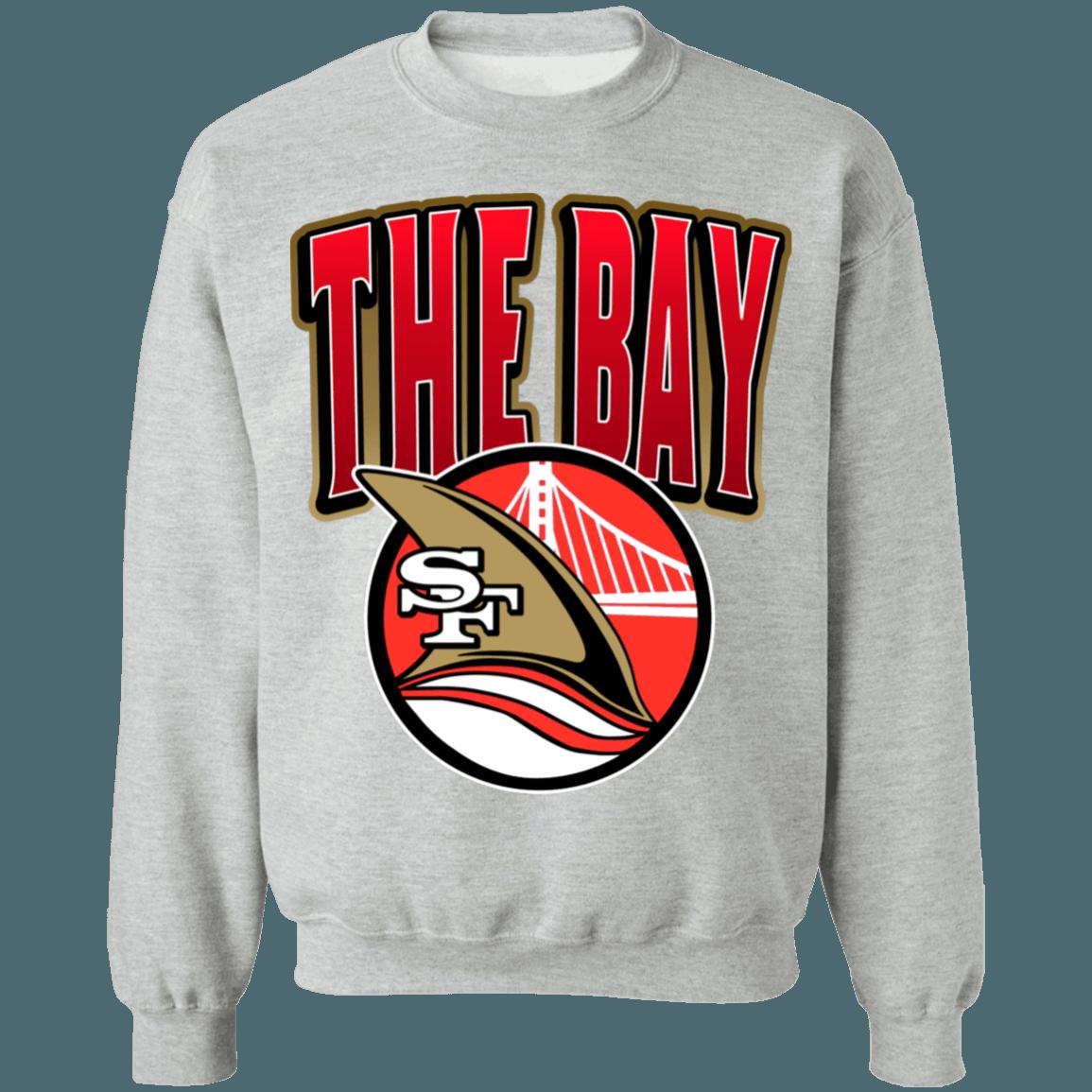 The Bay 49ers Warriors NFL/NHL/NBA Mash-Up Unisex Sweatshirt Hoodie Shirt - Image 2