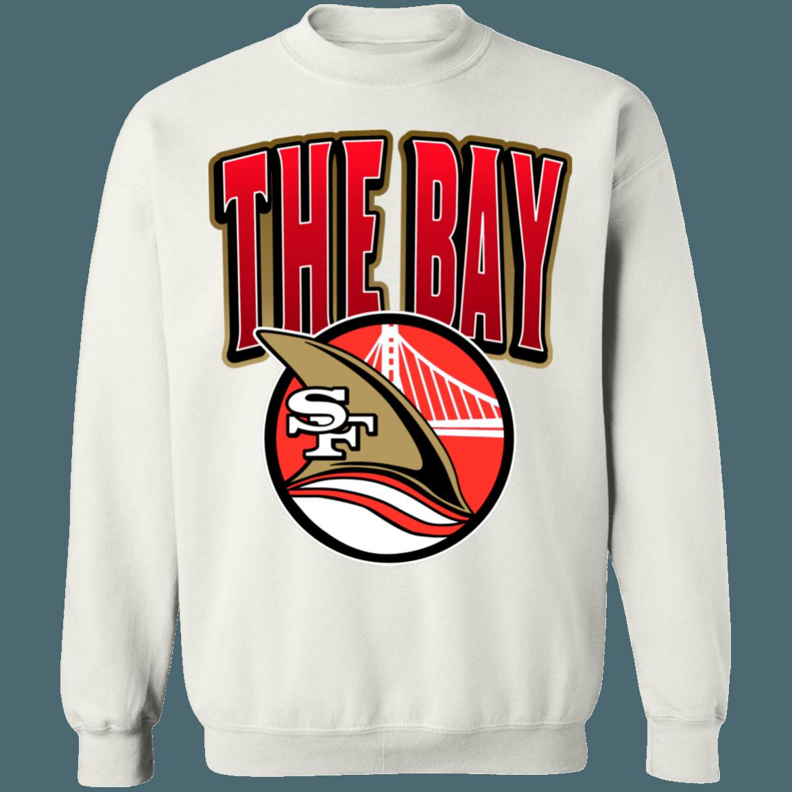 The Bay 49ers Warriors NFL/NHL/NBA Mash-Up Unisex Sweatshirt Hoodie Shirt - Image 3