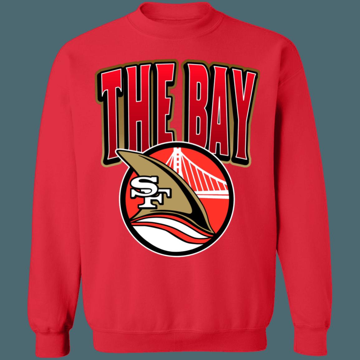 The Bay 49ers Warriors NFL/NHL/NBA Mash-Up Unisex Sweatshirt Hoodie Shirt - Image 4