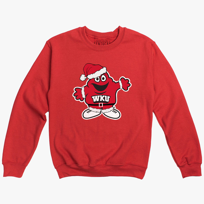 The Big Red Holiday Crewneck Sweatshirt, Western Kentucky Gifts For Fans