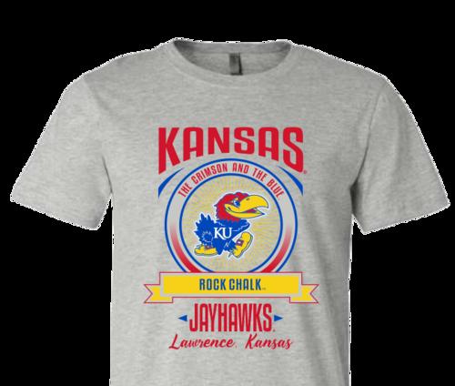 The Crimson And The Blue Kansas Jayhawks T Shirts, Kansas Basketball Shirts