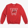 The Vintage Varsity Big Red Crewneck Sweatshirt, Gifts For Ncaa Fans