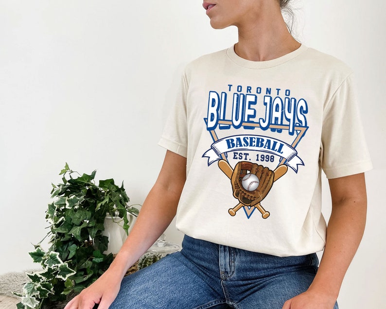 Toronto Baseball Crewneck Sweatshirt, Vintage Toronto Baseball Shirt, Toronto MLB Shirt, Baseball Fan Gifts - Image 4