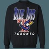 Toronto Blue Jays MUSCLE BIRD Vintage MLB Crewneck Sweatshirt Hoodie Shirt for Baseball Fans