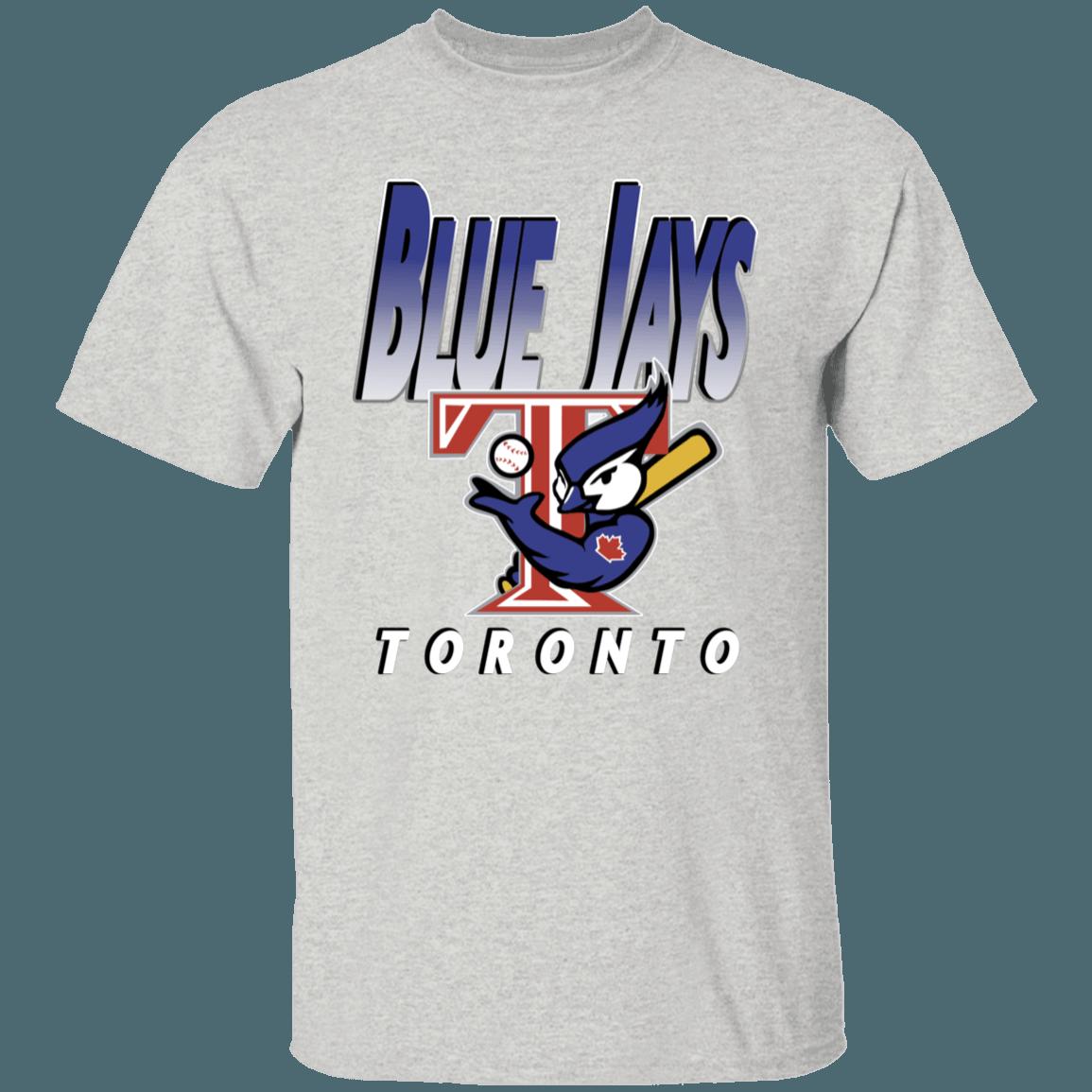 Toronto Blue Jays MUSCLE BIRD Vintage MLB T-Shirt Sweatshirt Hoodie Gifts for Baseball Fans - Image 4
