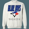 Toronto Blue Jays Retro MLB Crewneck Sweatshirt Hoodie Shirt for Baseball Fans