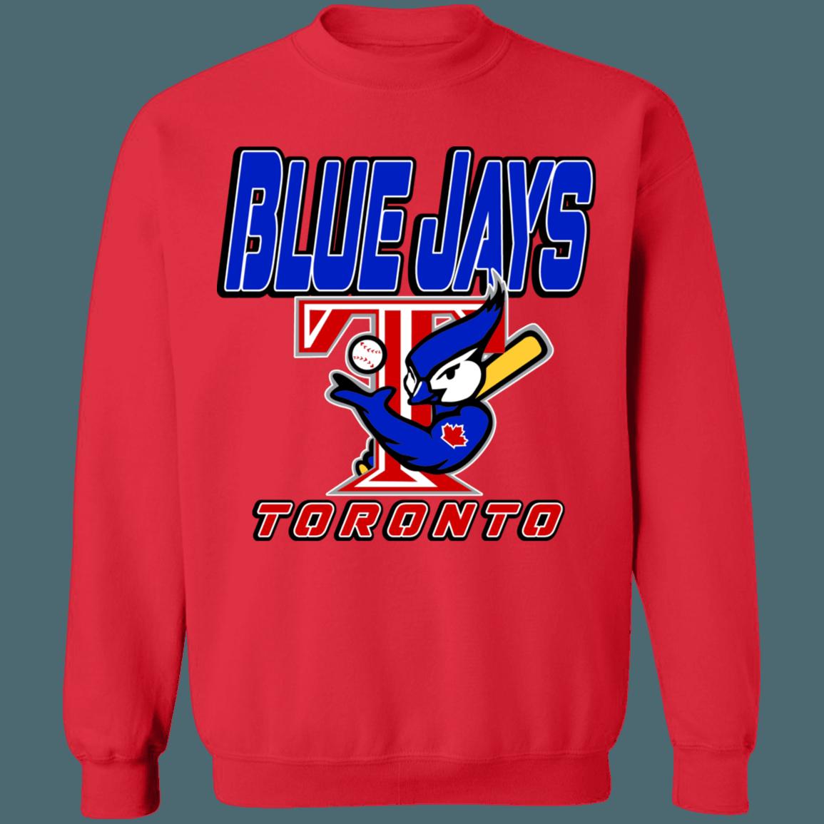 Toronto Blue Jays T-BIRD Retro Sweatshirt Hoodie Shirt for MLB Fans - Image 4
