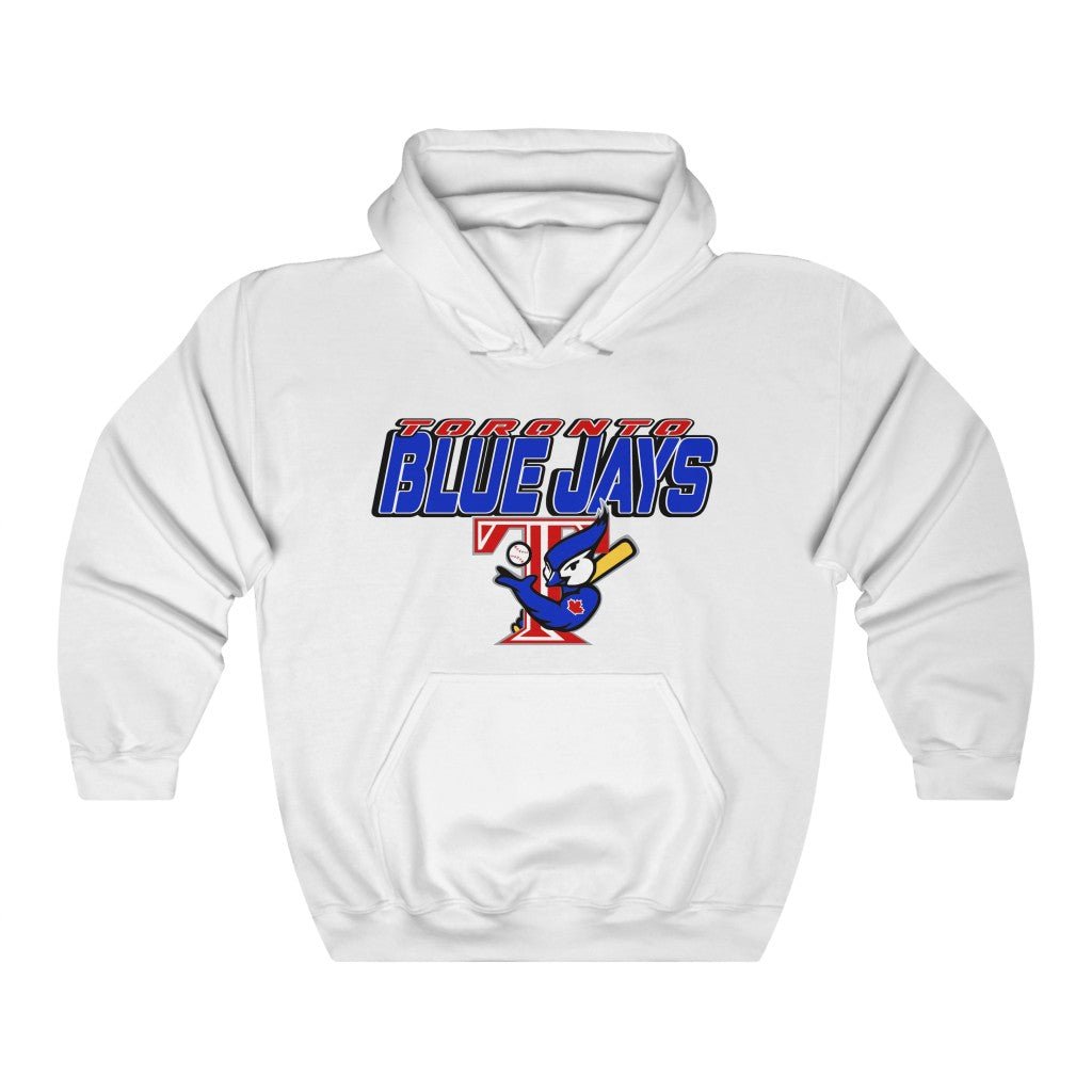 Toronto Blue Jays T-BIRD Vintage 90's MLB Hoodie Sweatshirt Sport Shirt - Image 2