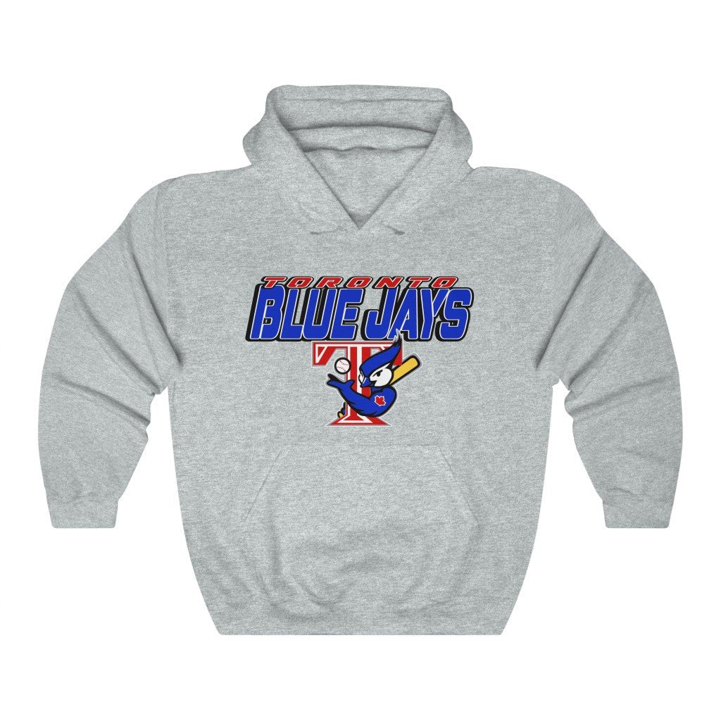 Toronto Blue Jays T-BIRD Vintage 90's MLB Hoodie Sweatshirt Sport Shirt - Image 4