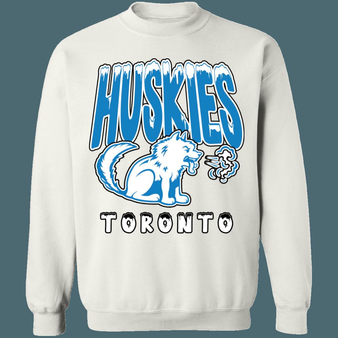 Toronto Huskies Vintage NBA Vintage Sweatshirt Hoodie Shirt For NBA Fans - Image 4