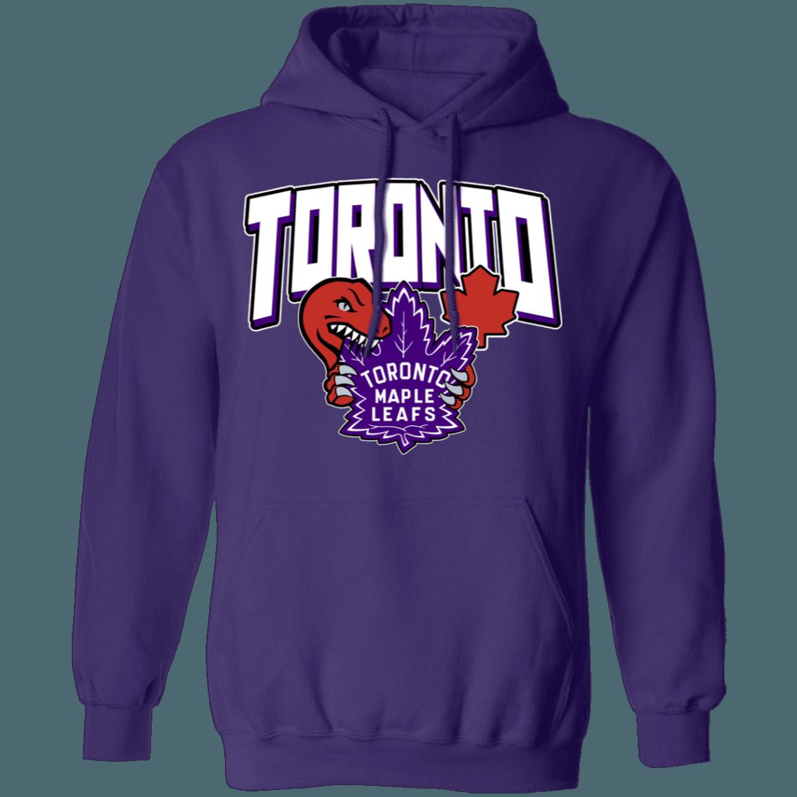 Toronto Maple Leafs X Raptors NHL X NBA Hoodie Sweatshirt Hoodie Shirt - Image 2