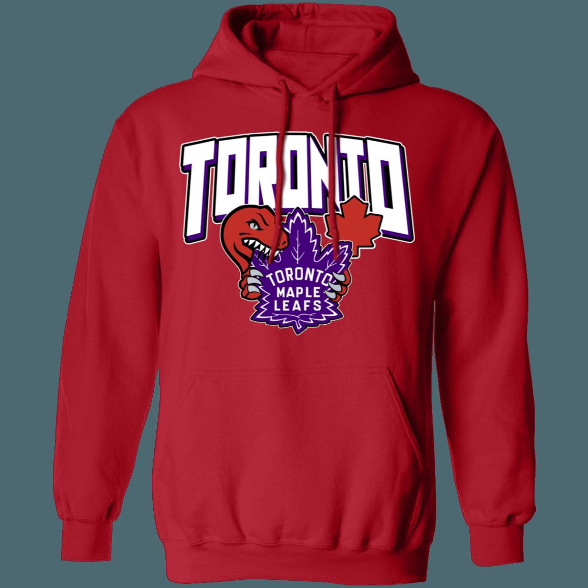 Toronto Maple Leafs X Raptors NHL X NBA Hoodie Sweatshirt Hoodie Shirt - Image 3