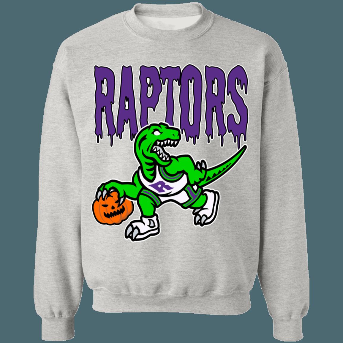 Toronto Raptors HALLOWEEN Retro NBA Crewneck Sweatshirt Hoodie Shirt Gifts for NBA Fans - Image 3
