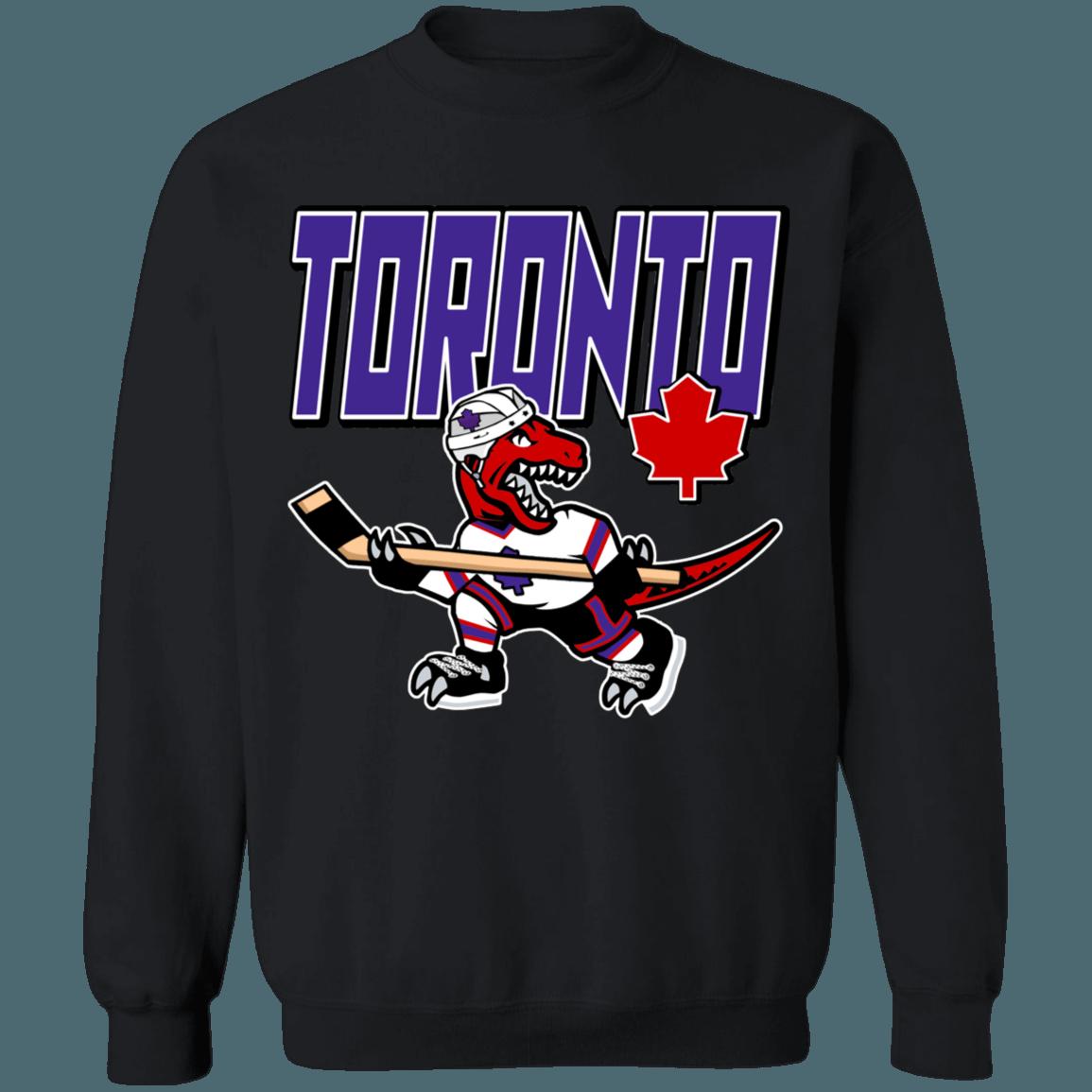 Toronto Raptors X Maple Leafs NBA X NHL Mash-Up Unisex Sweatshirt Hoodie Shirt - Image 2