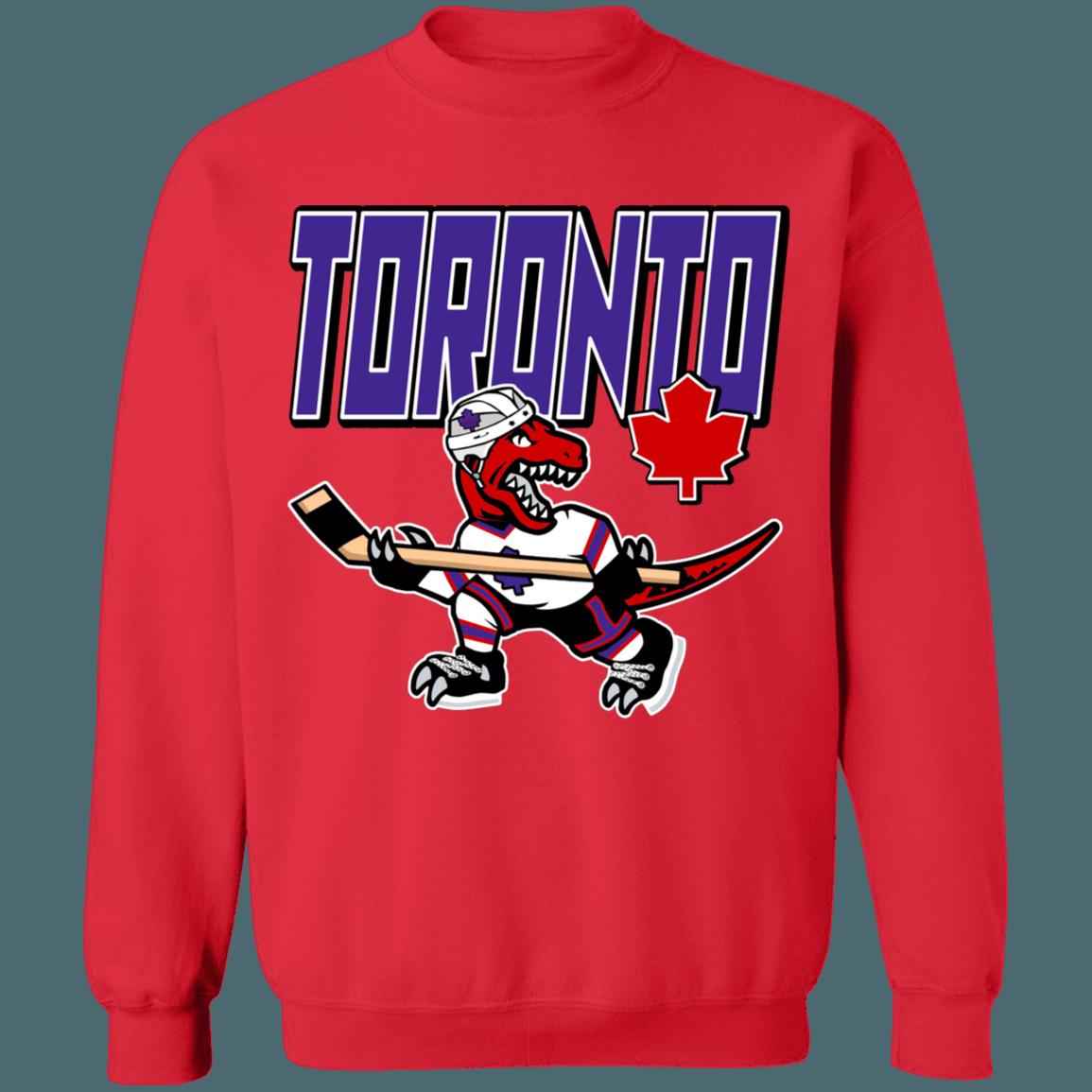 Toronto Raptors X Maple Leafs NBA X NHL Mash-Up Unisex Sweatshirt Hoodie Shirt - Image 3