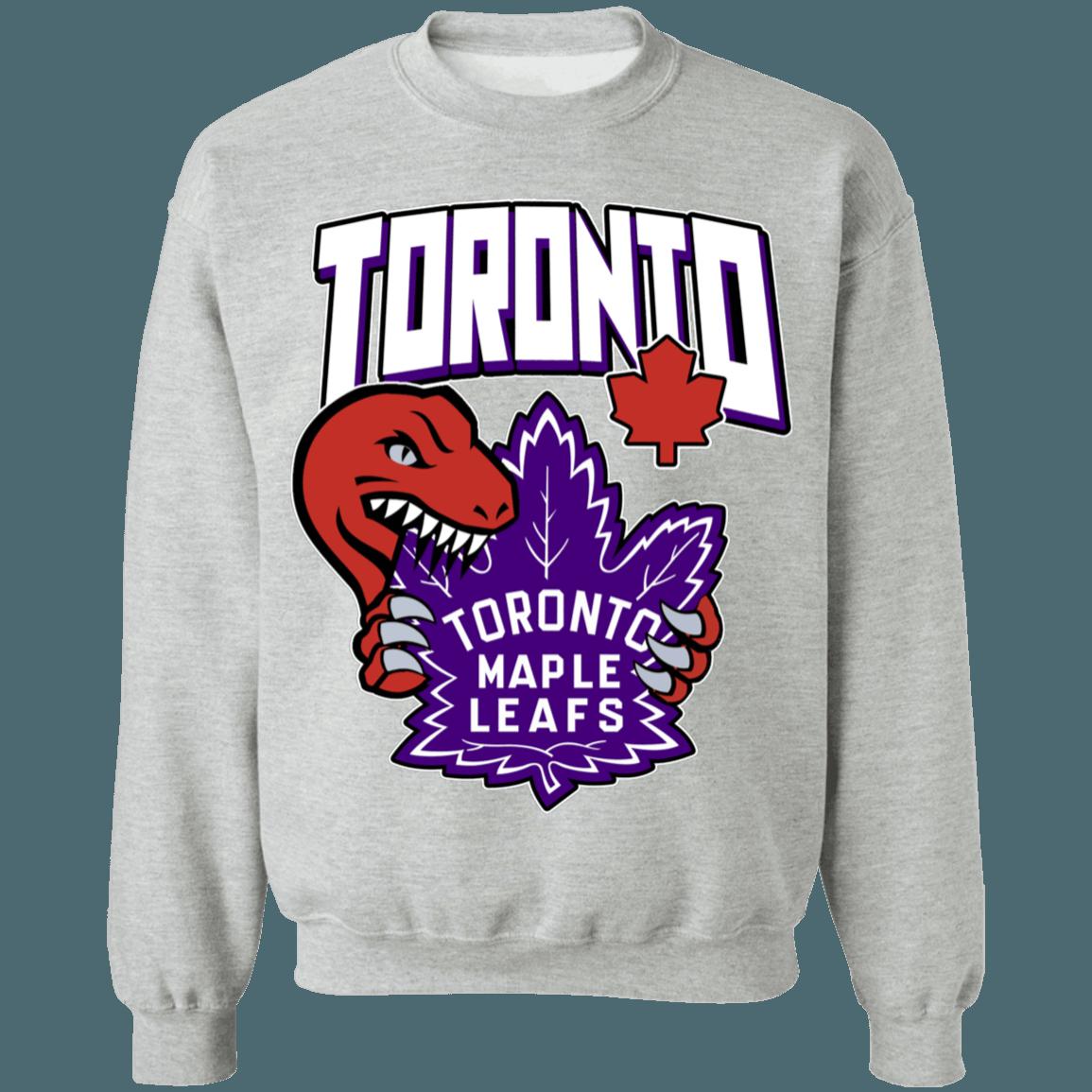 Toronto Raptors X Maple Leafs Retro NBA NHL Mash-Up Unisex Sweatshirt Hoodie Shirt