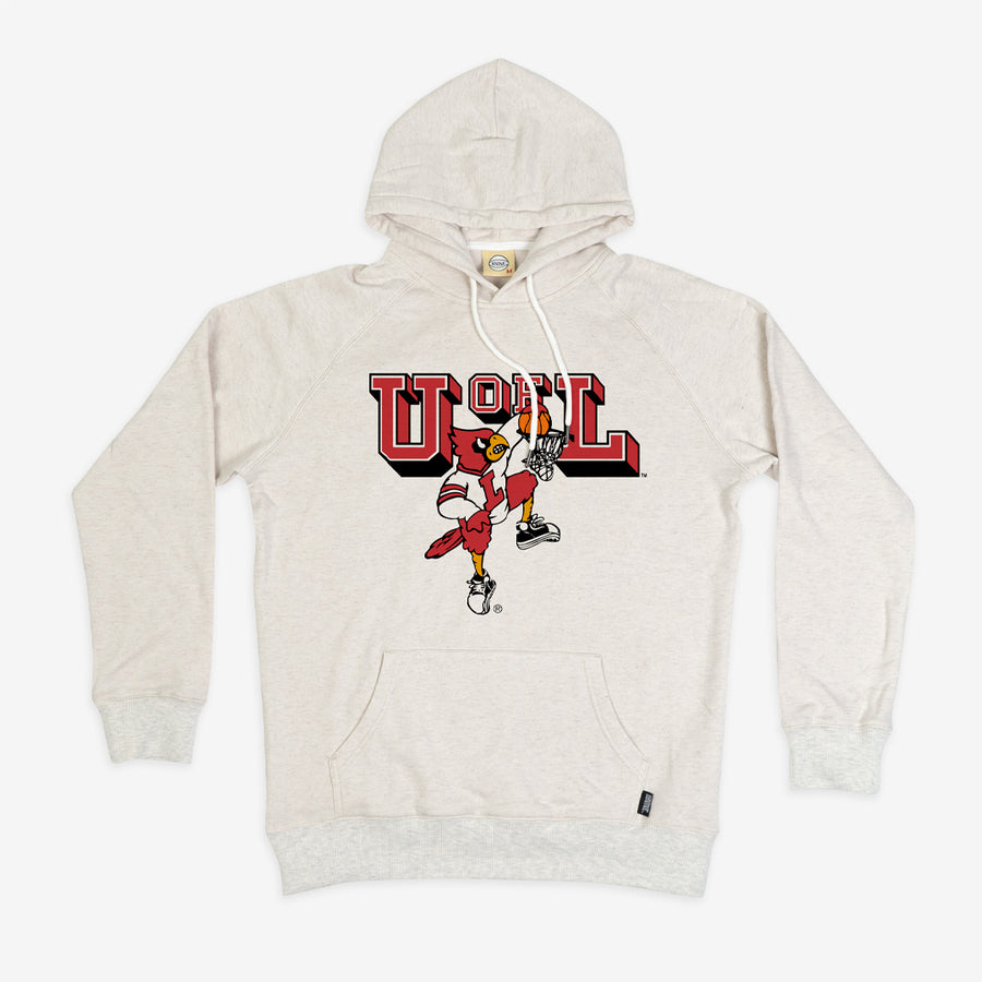 U Of L Dunking Cardinal University Football Hoodie Sweatshirt, Cardinals Sports Team