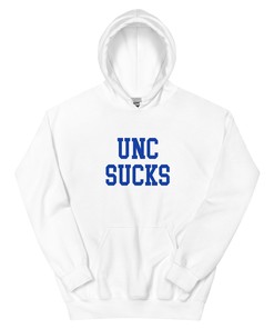 UNC Sucks Duke Rivalry Hoodie Sweatshirt Sport Shirt