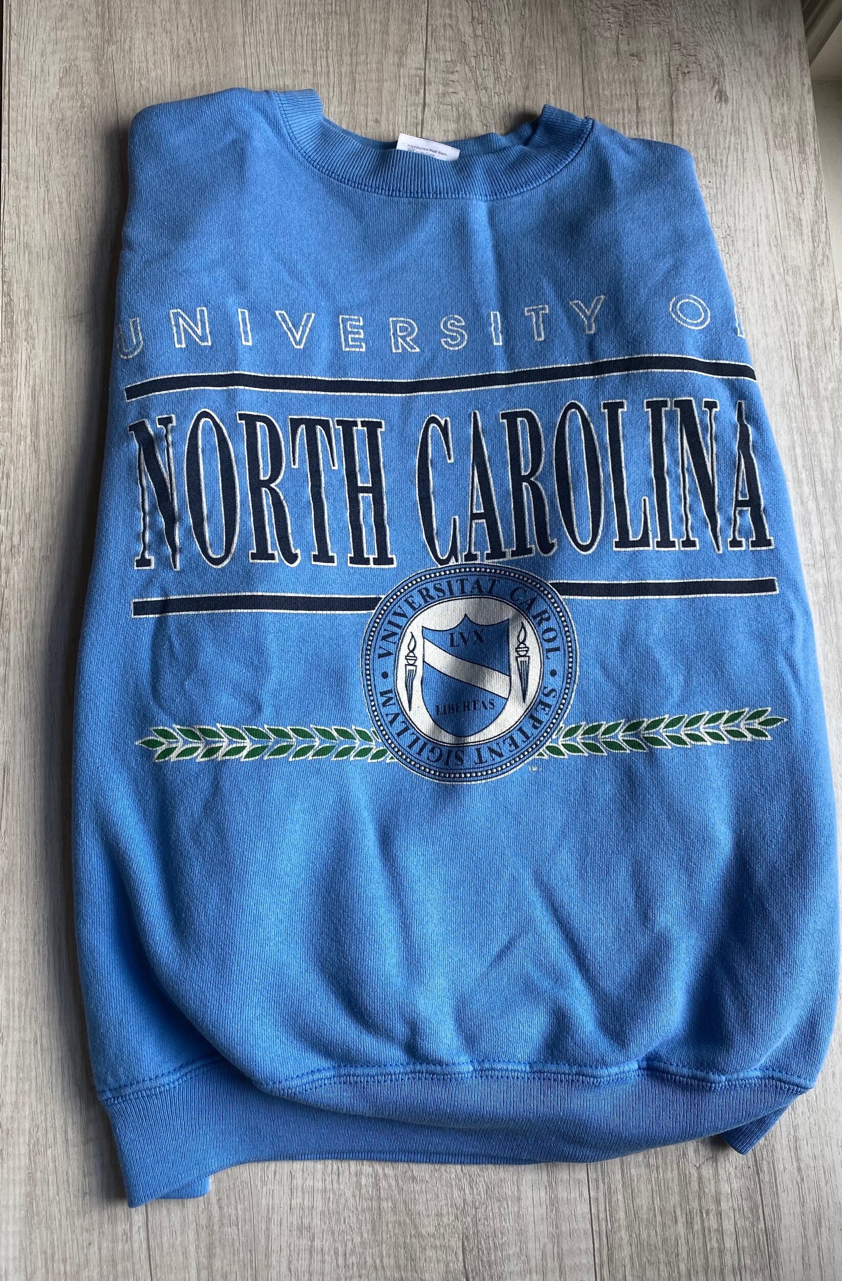 Unc Crewneck Distressed Carolina Sweatshirt Hoodie Shirt Gifts For Ncaa Fans, College Shirts - Image 2