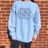 Unc Logo Sweatshirt, Carolina College Sweatshirt, Vintage Carolina Shirt,Distressed Carolina Sweatshirt, Hoodies