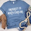 Unc Shirt, University Tshirt Distressed Font Customizable Cute College Tee Shirt North Georgia Gifts For Ncaa Fans