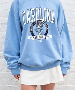 Unc Tar Heels Sweatshirt, Carolina College Sweatshirt, Distressed Carolina Sweatshirt, Carolina Student Gift