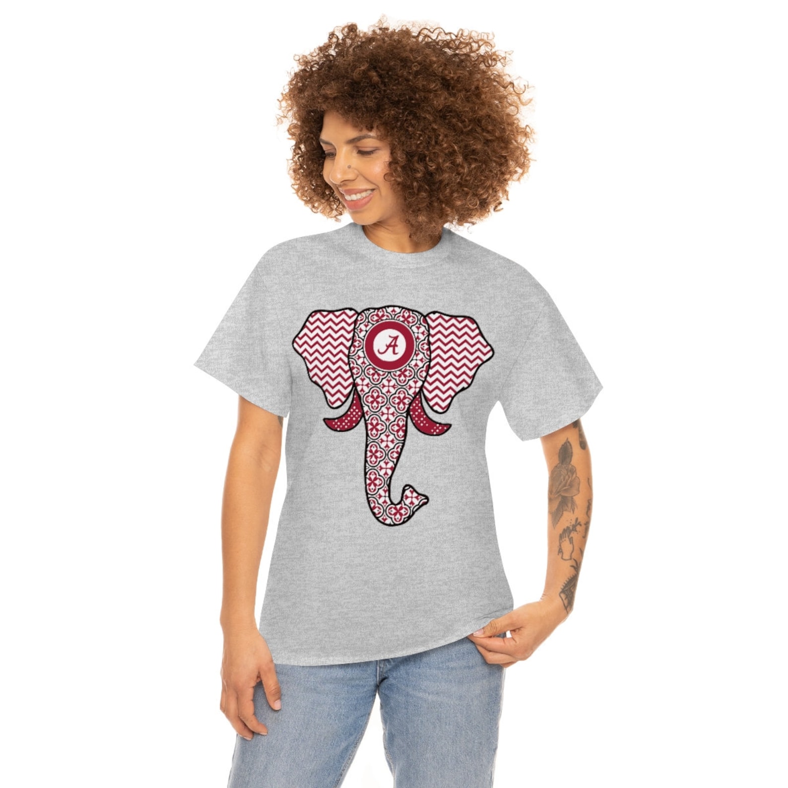 University Of Alabama Heavy Cotton Tee Hoodie Sweatshirtgifts For Alabama Fans - Image 3
