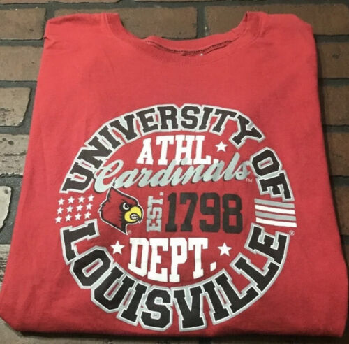 University Of Louisville Cardinals Baseball Men'S T-Shirt Reprinted, Louisville Sweatshirt