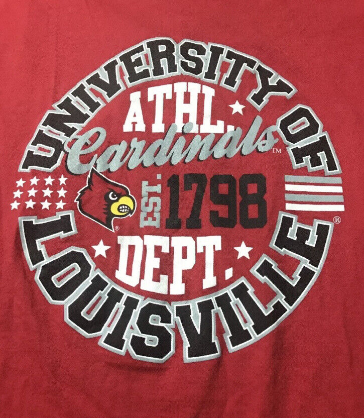 University Of Louisville Cardinals Baseball Men'S T-Shirt Reprinted, Louisville Sweatshirt - Image 2