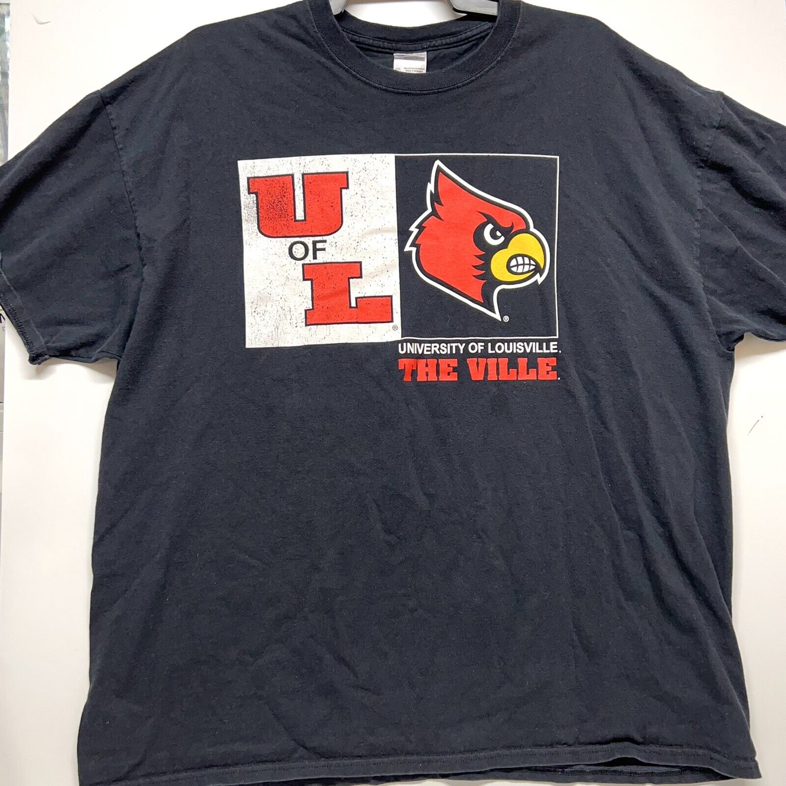 University Of Louisville The Ville Cardinals Logo T-Shirt Reprinted, Louisville Sweatshirt