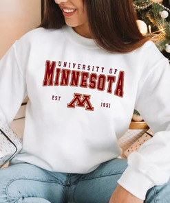 University Of Minnesota Sweater, Minnesota Sweatshirt, Minnesota University Sweatshirt, Colege Shirt