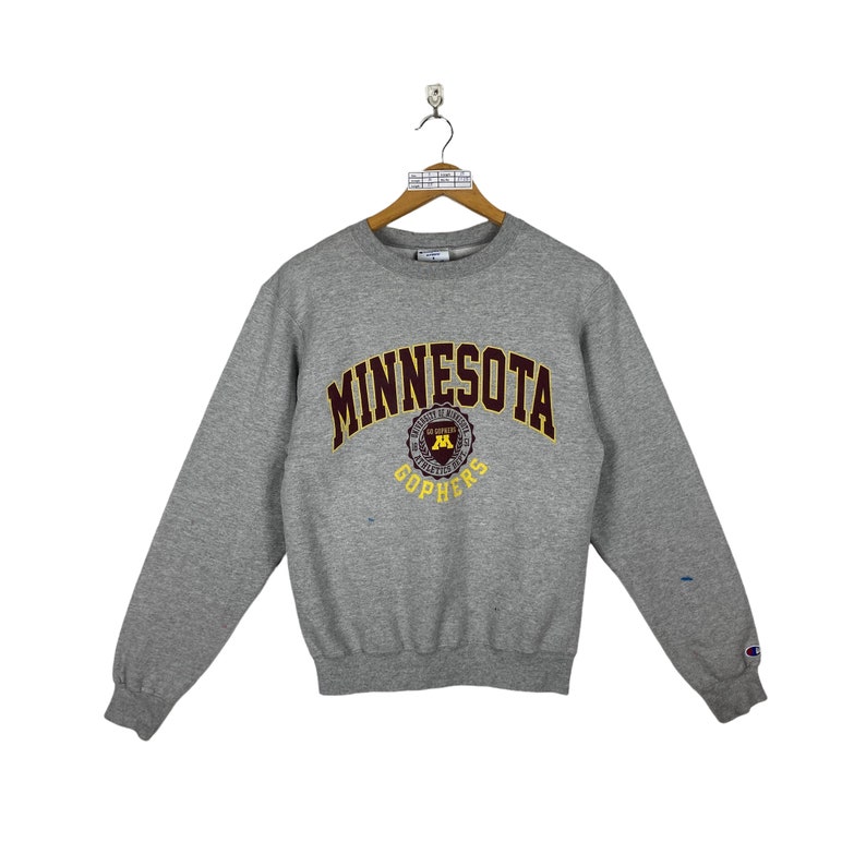 University Of Minnesota Sweatshirt Small Vintage Champion University Of Minnesota Golden Gophers Pullover Crewneck