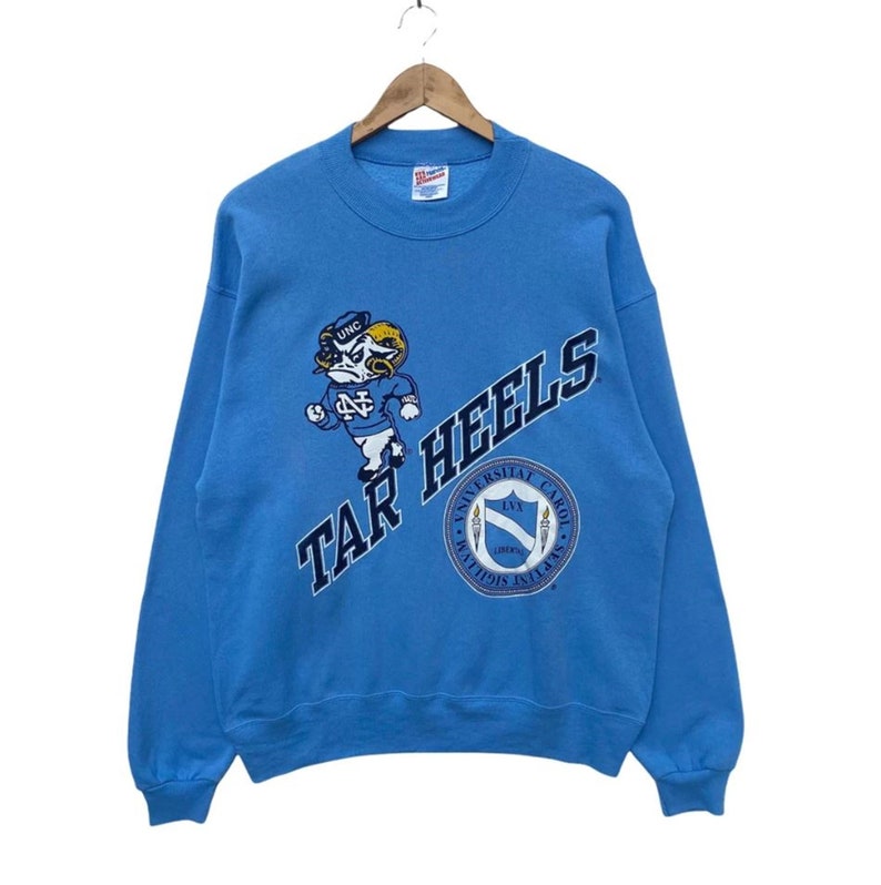 University Of North Carolina, Unc Collegiate Champions, Vintage Ncaa North Carolina Tar Heels Sweatshirt, Vintage Shirt